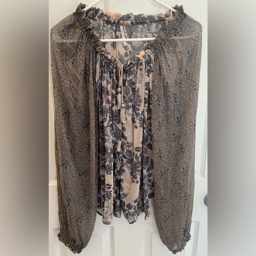 Free People Sheer Blouse, Women’s XS (runs big) New